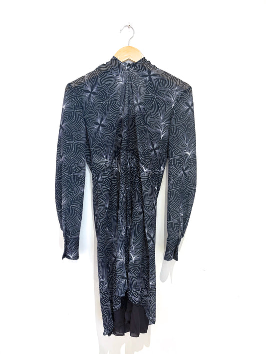 See by Chloe Blue Print Dress UK 10