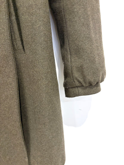 Patrizia Pepe Khaki Wool Coat UK 10