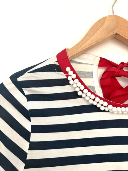 D&G Striped Cotton Blouse M