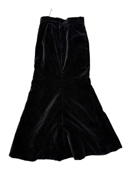 Vintage Vivienne Westwood Special Long Maxi Velvet Skirt UK 10