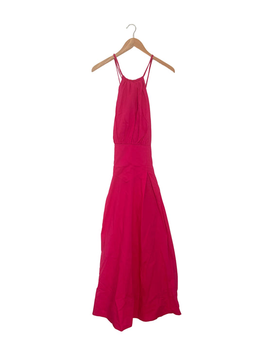 Karen Millen Pink Cotton Halterneck dress