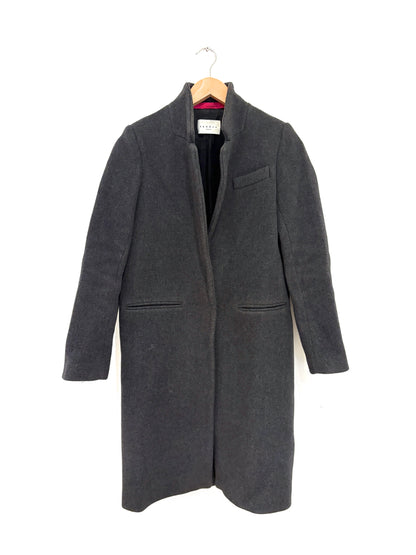 Sandro Grey Wool Coat 