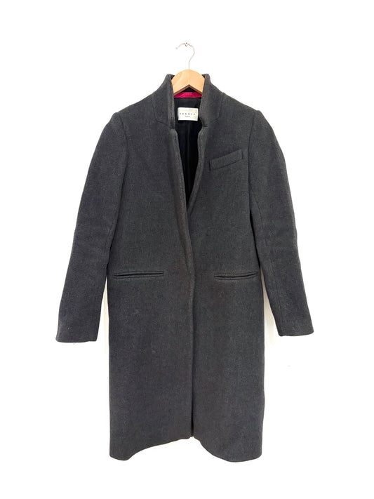 Sandro Grey Wool Coat 