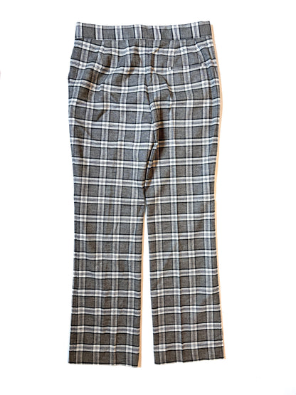 Maje Wool Blend Check Trousers UK 10