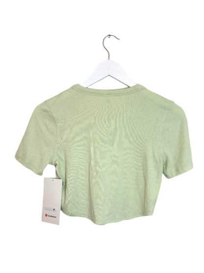 New With Tags Lululemon Hold Tight Cropped T-Shirt UK 10