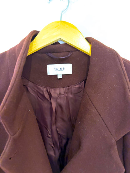 Reiss Marcie Wool Coat UK 16