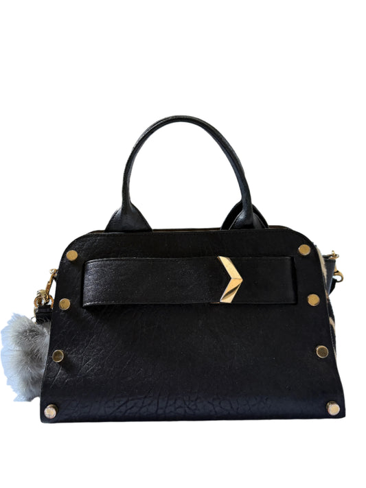 Jimmy Choo Studded Leather Satchel