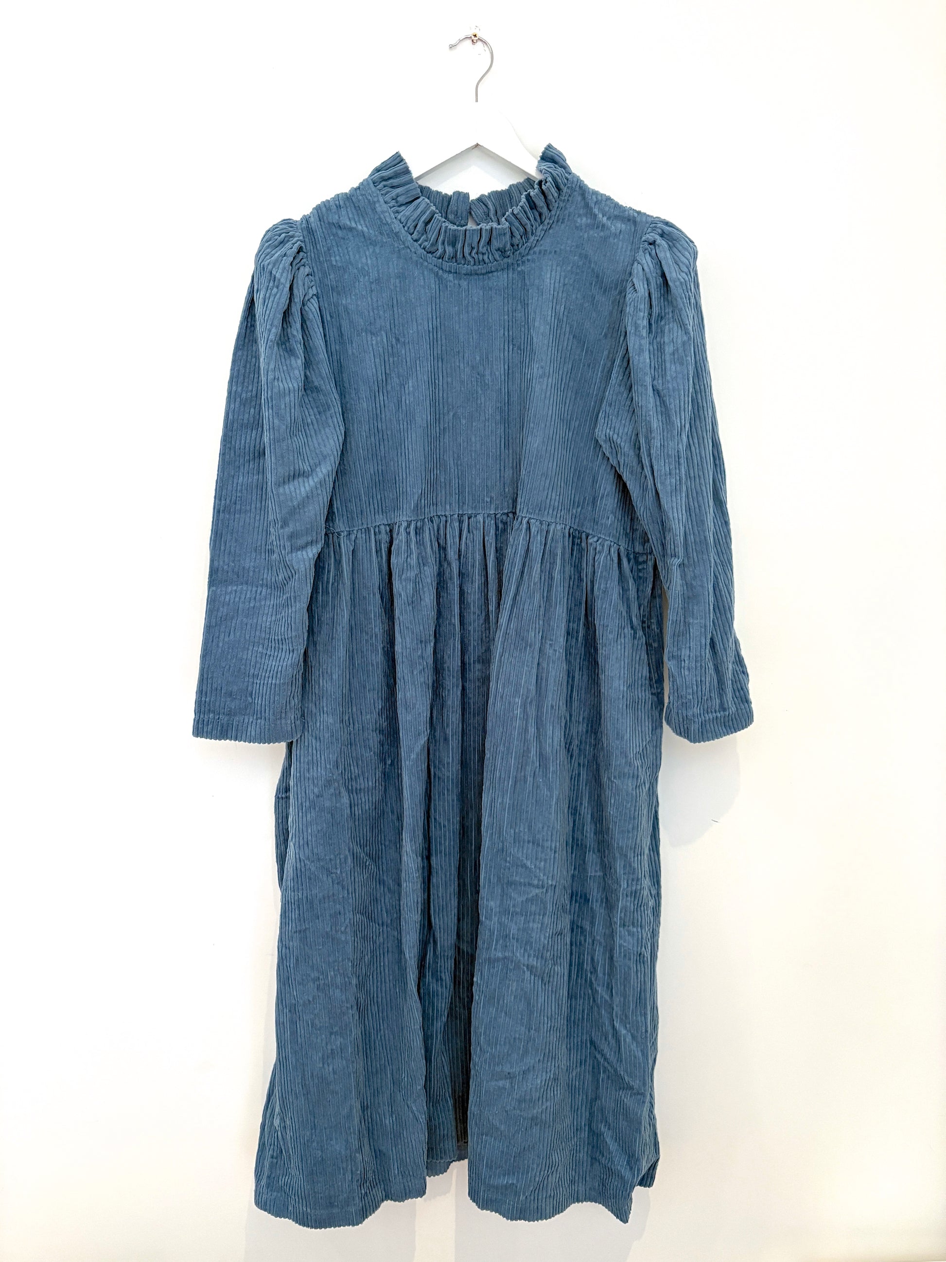 Johanna Sands Blue Corduroy Dress U