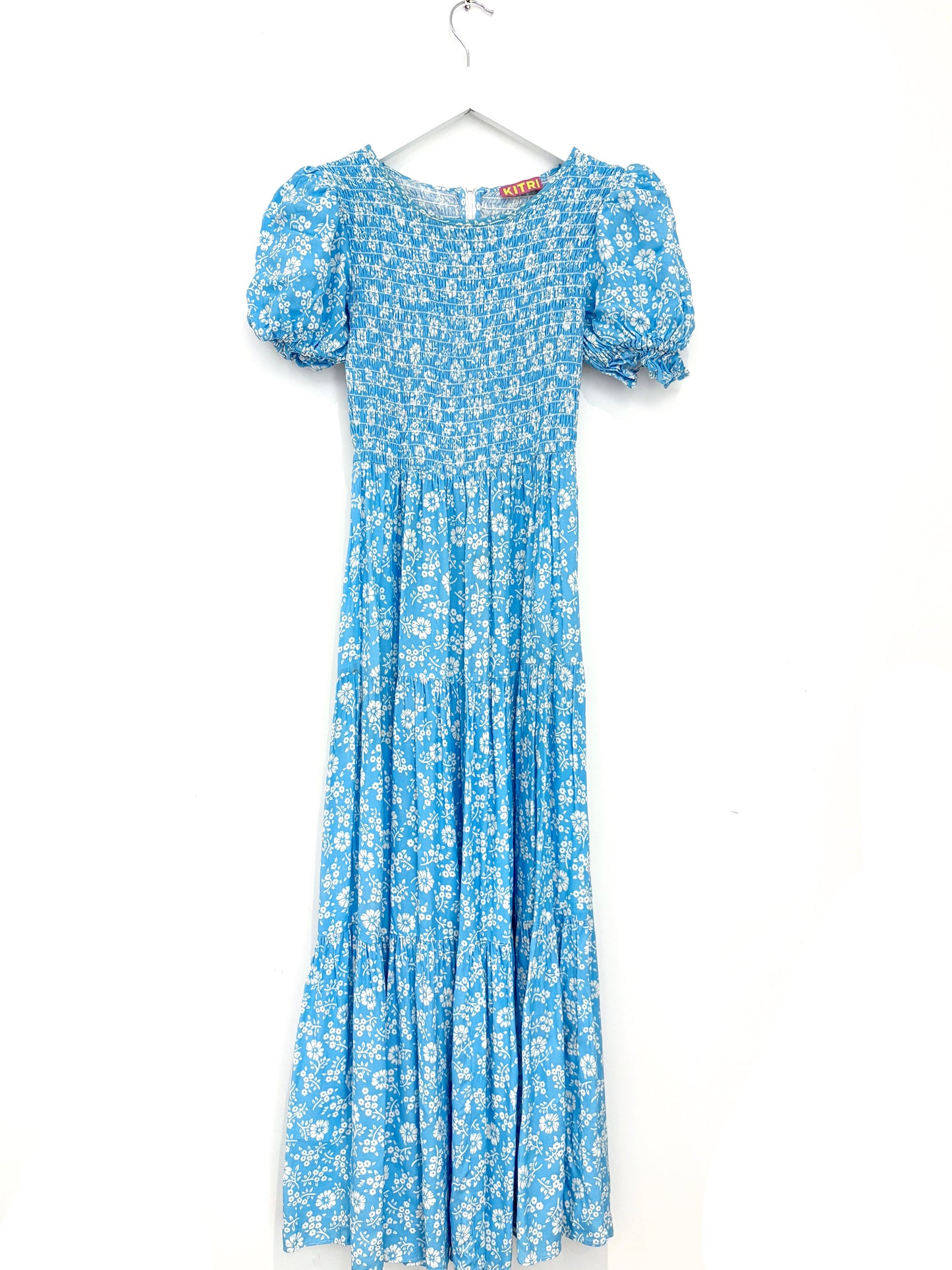 Kitri Blue Floral Maxi Dress