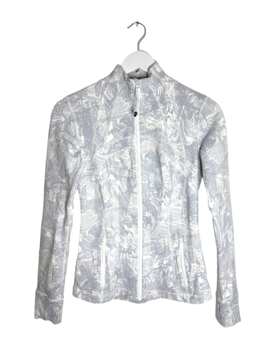 Lululemon Printed Zip Up Jacket Grey