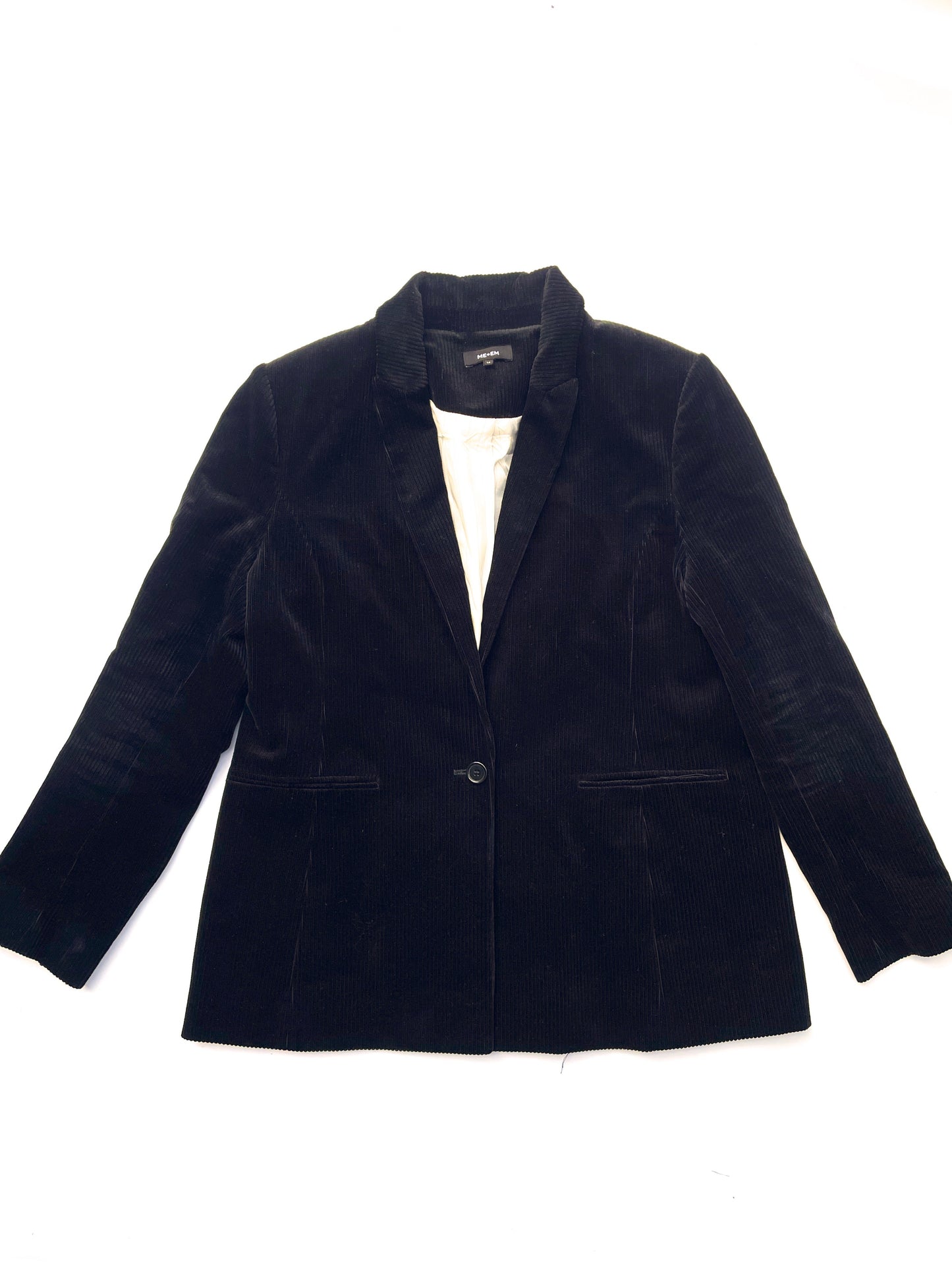 Me+Em Black Corduroy Blazer