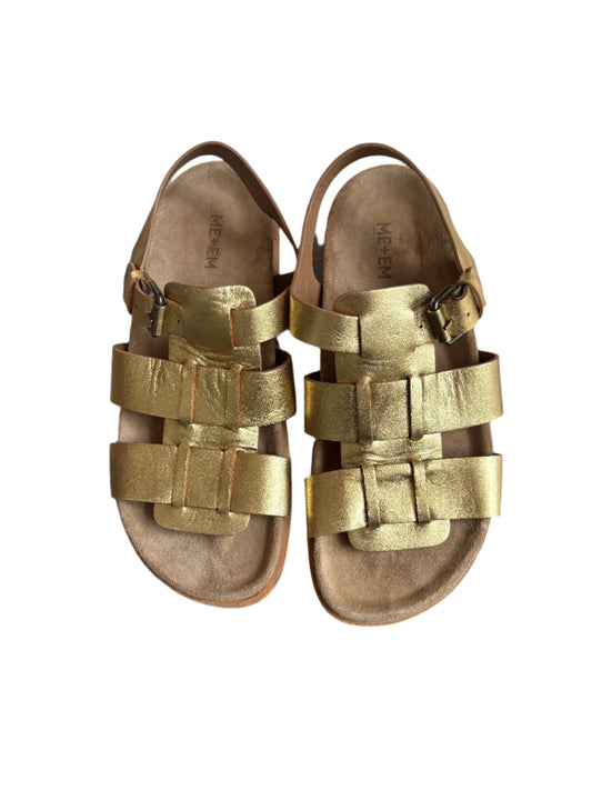 Me+Em Gold Sandals