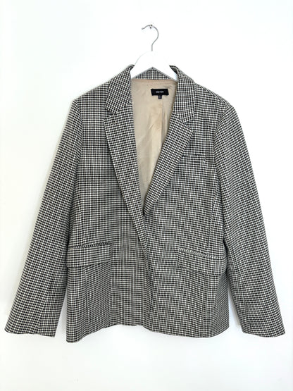 Me+Em Wool Houndstooth Blazer