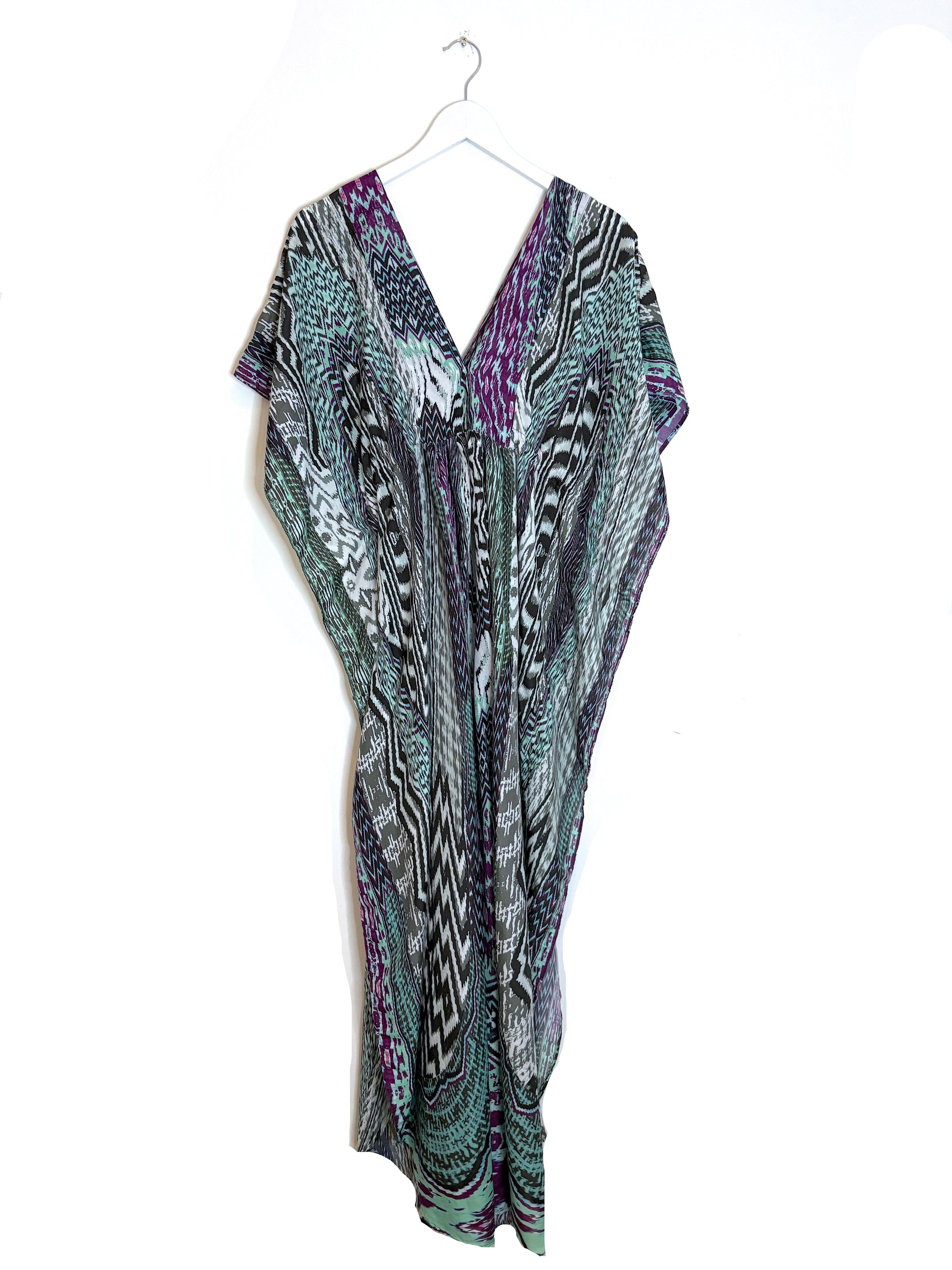 Melissa Odabash Printed Kaftan Dress