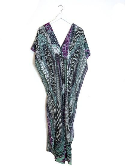 Melissa Odabash Printed Kaftan Dress