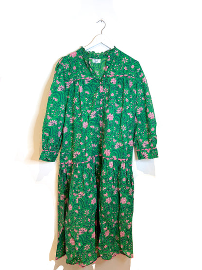 Pink City Prints Floral Dress
