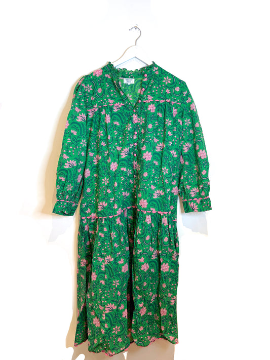 Pink City Prints Floral Dress