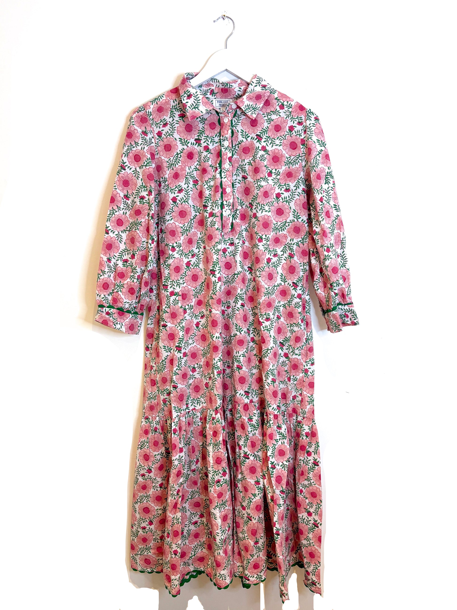 Pink City Prints Floral Margot Dress
