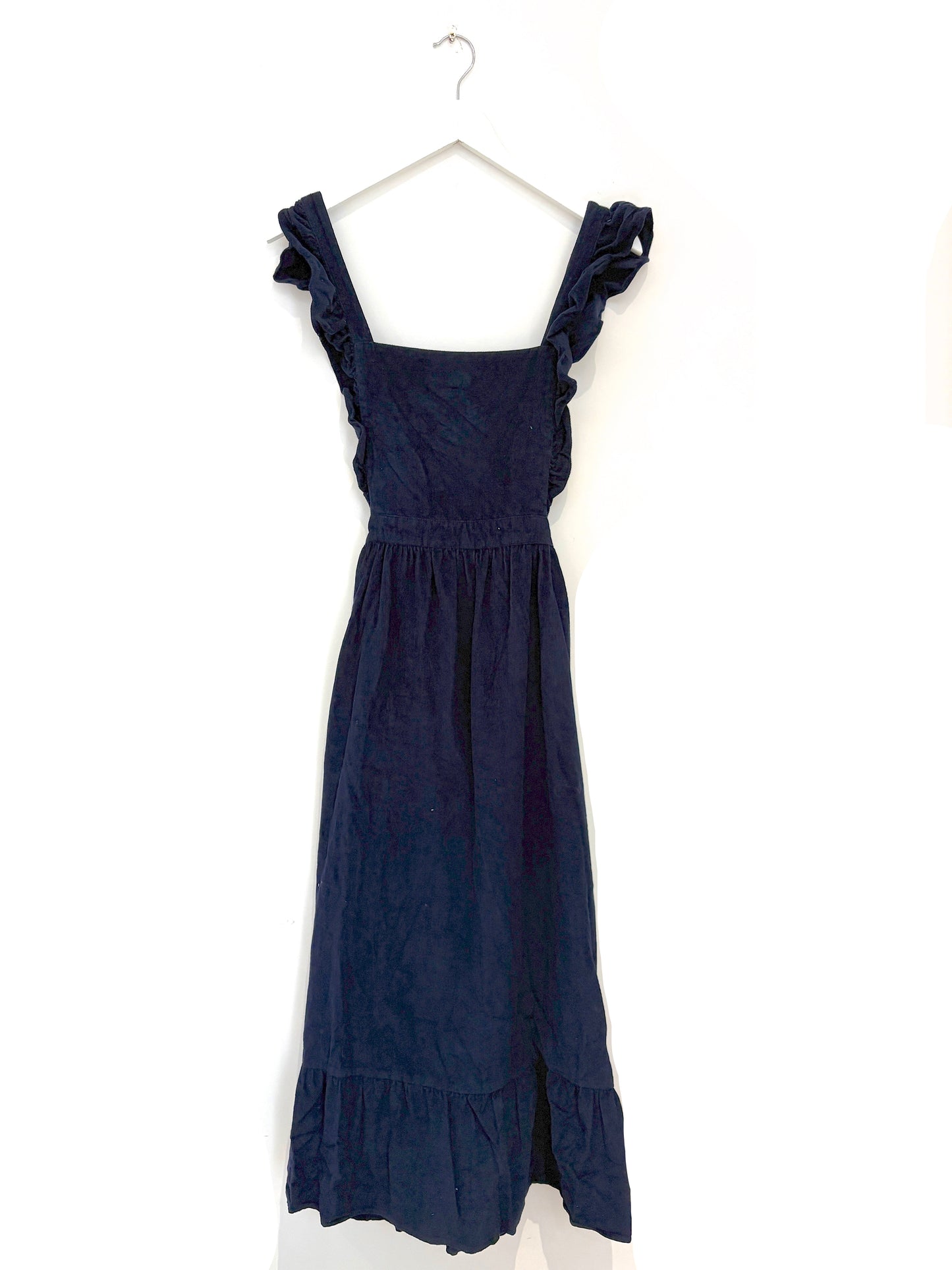 Pink City Prints Navy Corduroy Dress