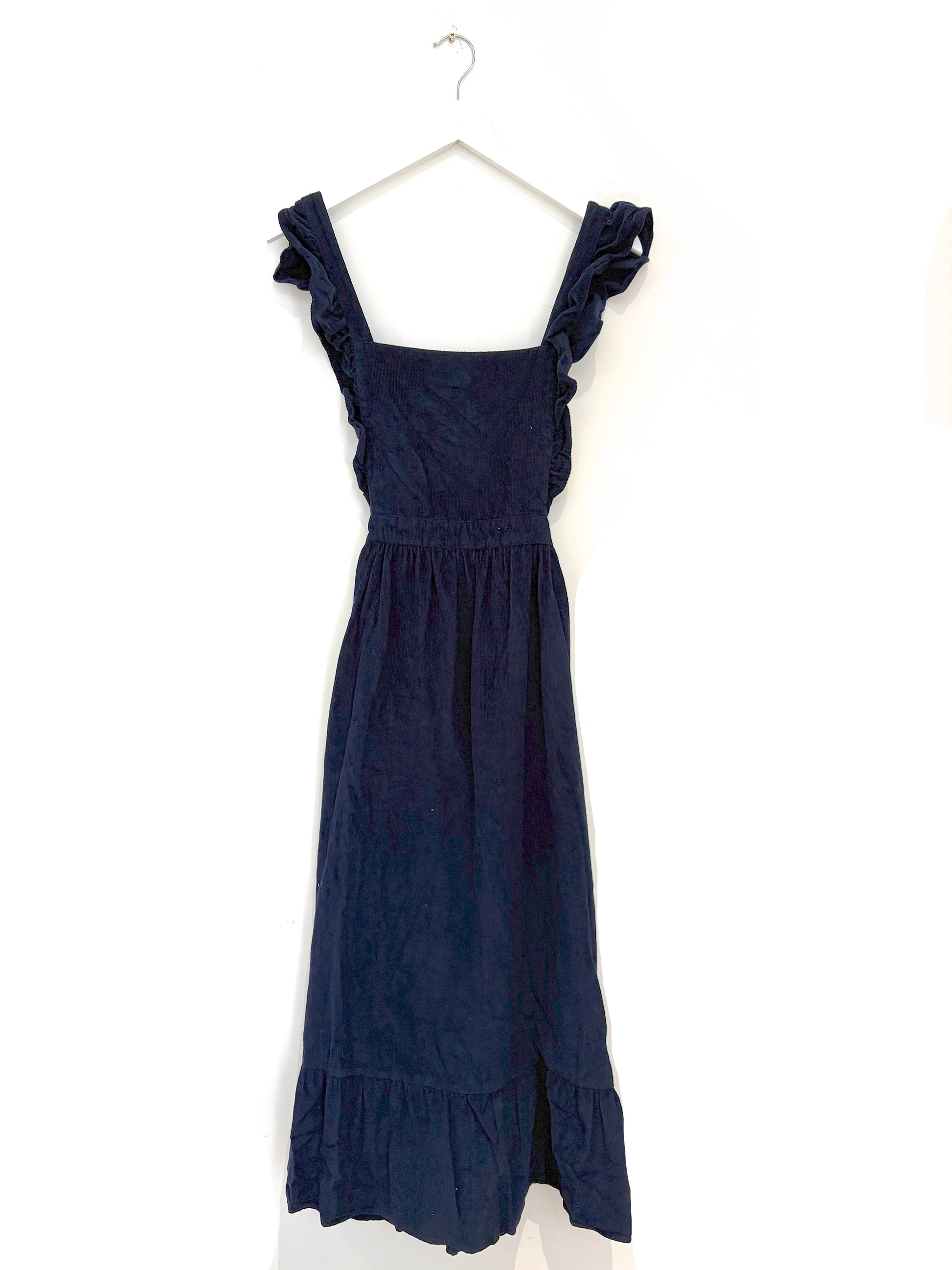 Pink City Prints Navy Corduroy Dress
