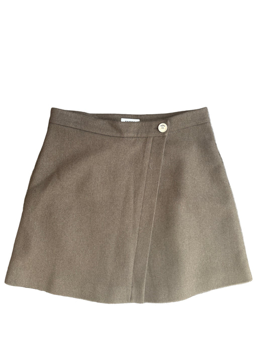 Sandro Wool Wrap Skirt