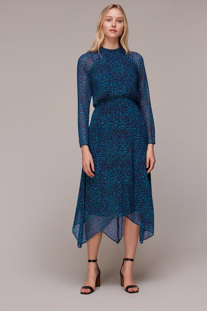 Whistles Leopard Print Dress UK 8