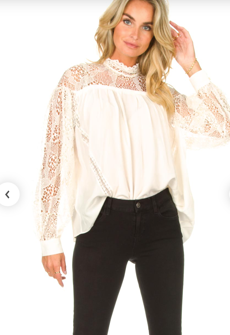 New With Tags Iro Silk Cream Blouse UK 8
