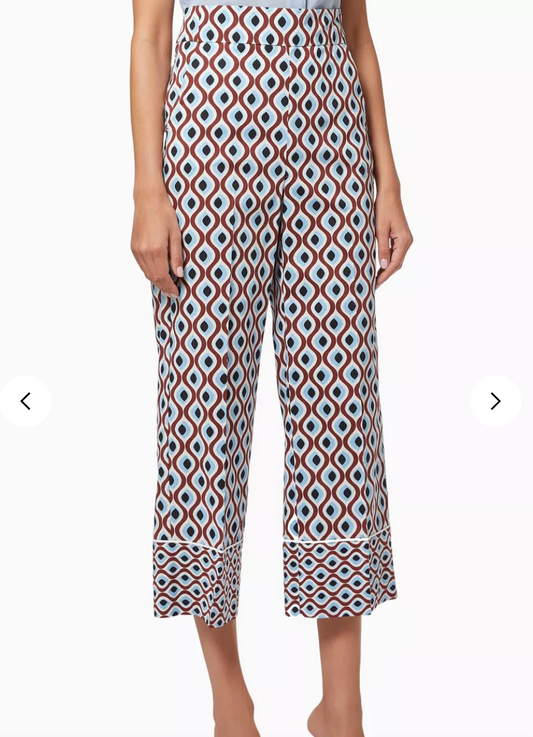 New With Tags Marella Print Trousers UK 8
