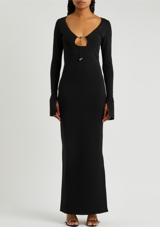 New With Tags Solaria 16 Arlington Black Maxi Dress UK 14
