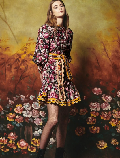 Celia B Floral Print Alder Dress S