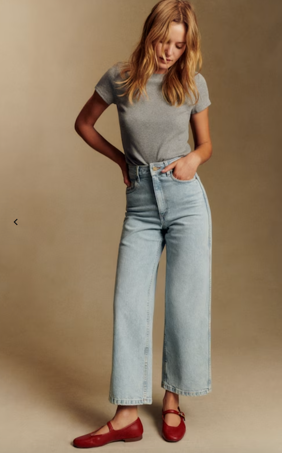 New With Tags Sézane Le Crop Straight Leg Jeans UK 8