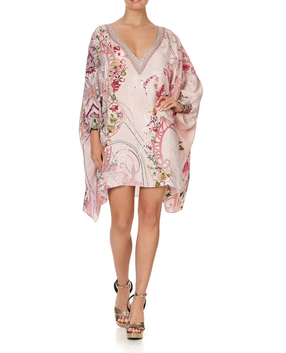 Camilla Short Pink Kaftan S