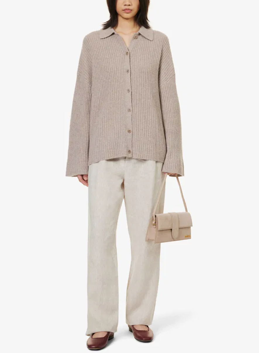 Reformation Coffee Wool Knit M