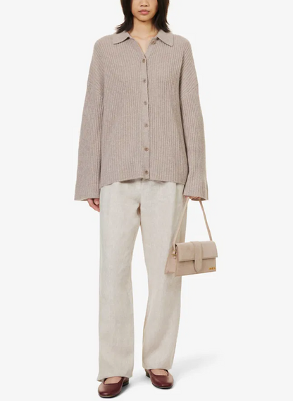 Reformation Coffee Wool Knit M