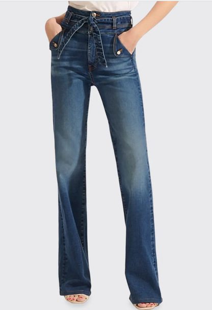 Veronica Beard Giselle Flared Jeans 25”