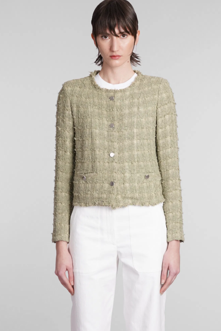 New With Tags Iro Tweed Jacket UK 8