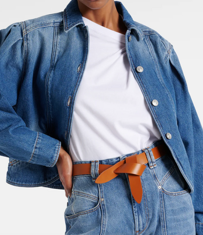 Isabel Marant Tan Lecce leather belt L