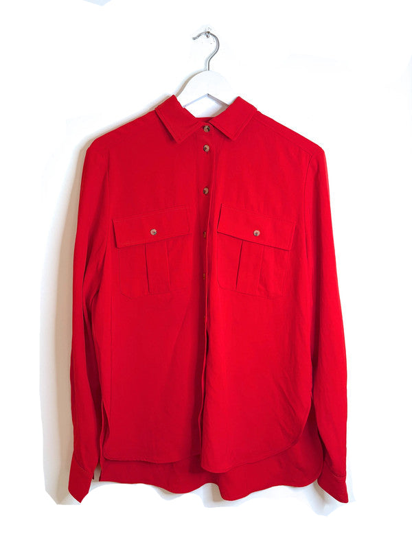 Serena Bute Red Utility Shirt