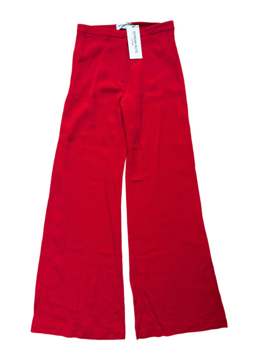 Serena Bute red flare trousers