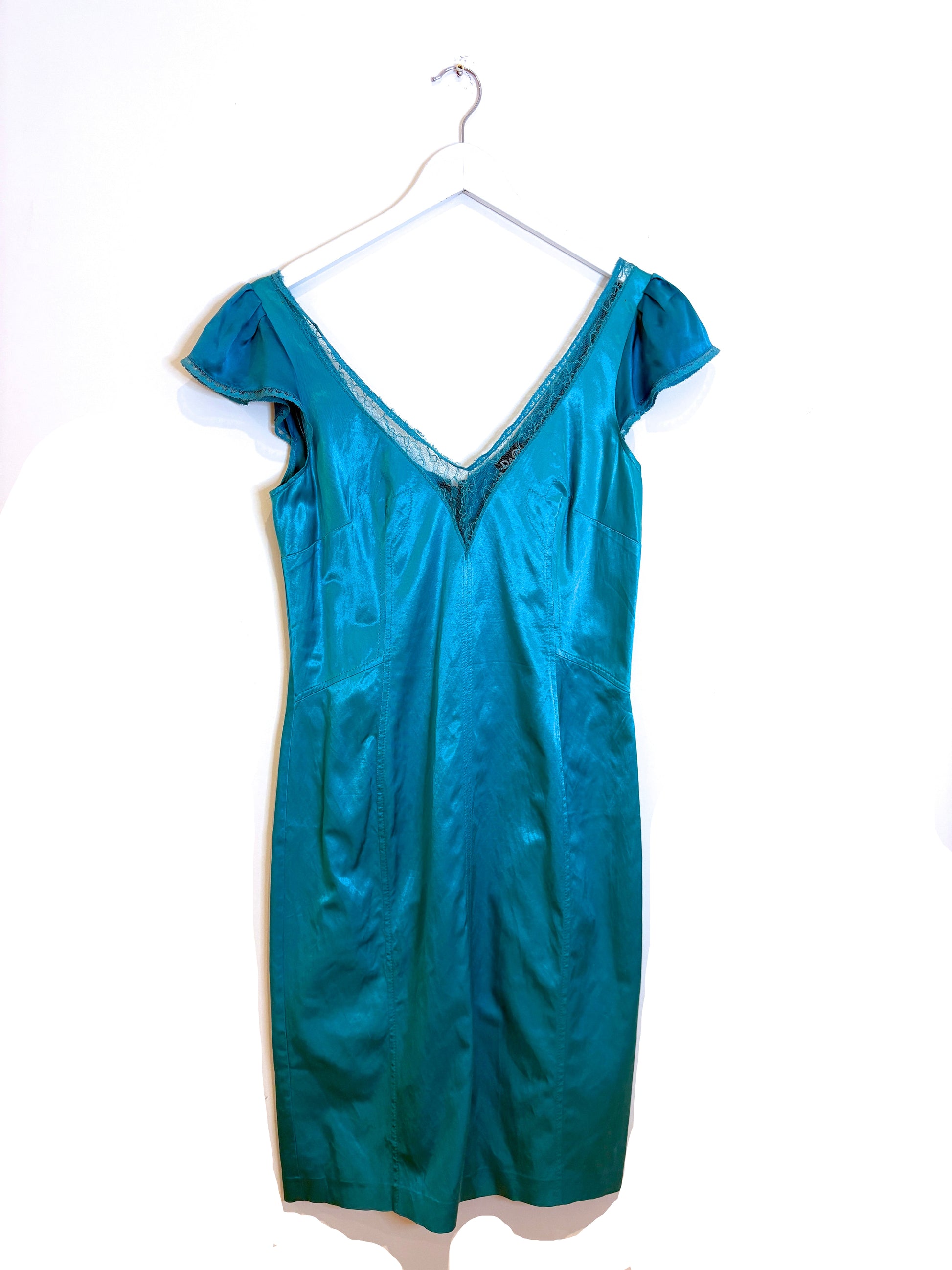 Vintage D&G blue silk dress