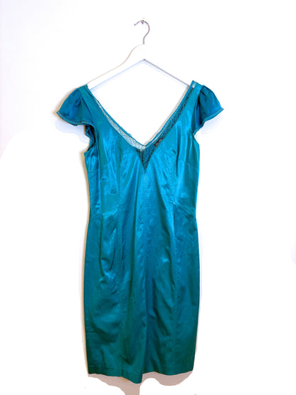 Vintage D&G blue silk dress