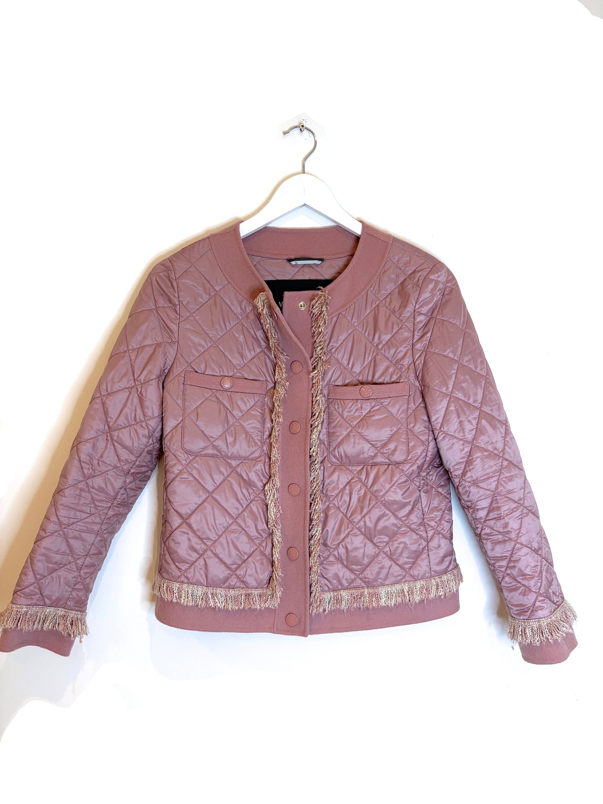 Max Mara Weekend Ferro Pink Quilted Jacket
