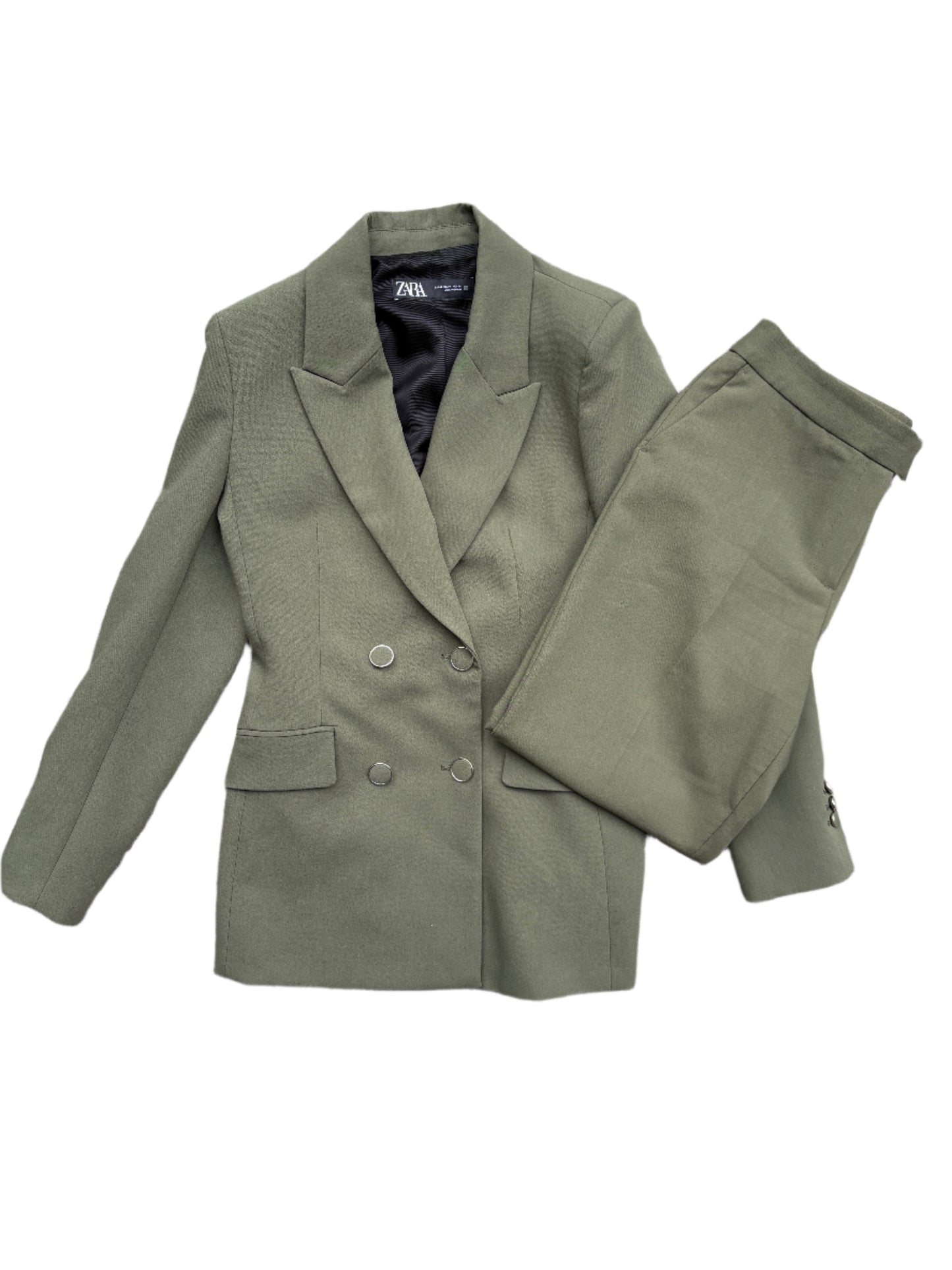 Zara Khaki Trouser Suit