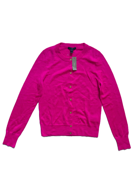 New With Tags J.Crew Fuschia Wool Cardigan XS image 0