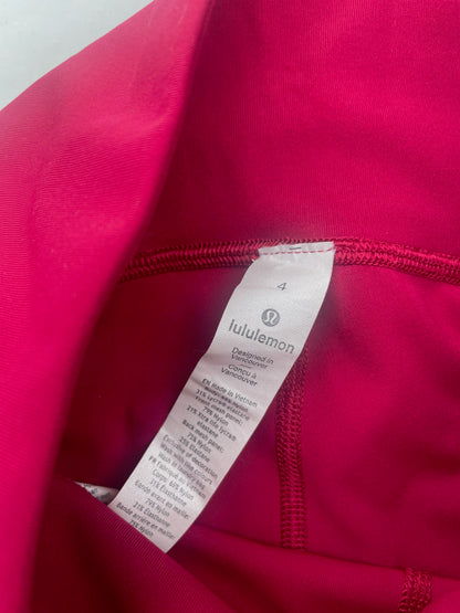 Lululemon Barry Mesh Pomegranate Leggings UK 8 image 3