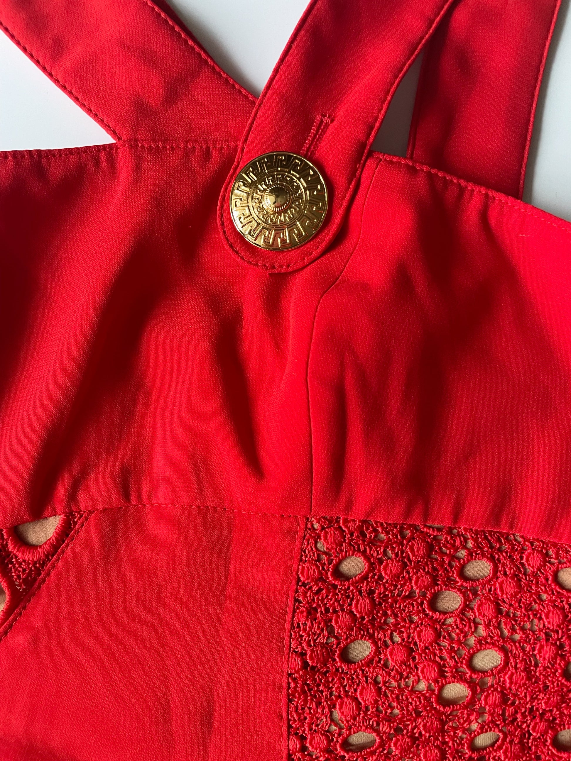 Versace x H&M Red Mini Dress UK 6 My Circular Wardrobe Versace x H&M Red Mini Dress UK 6 My Circular Wardrobe
