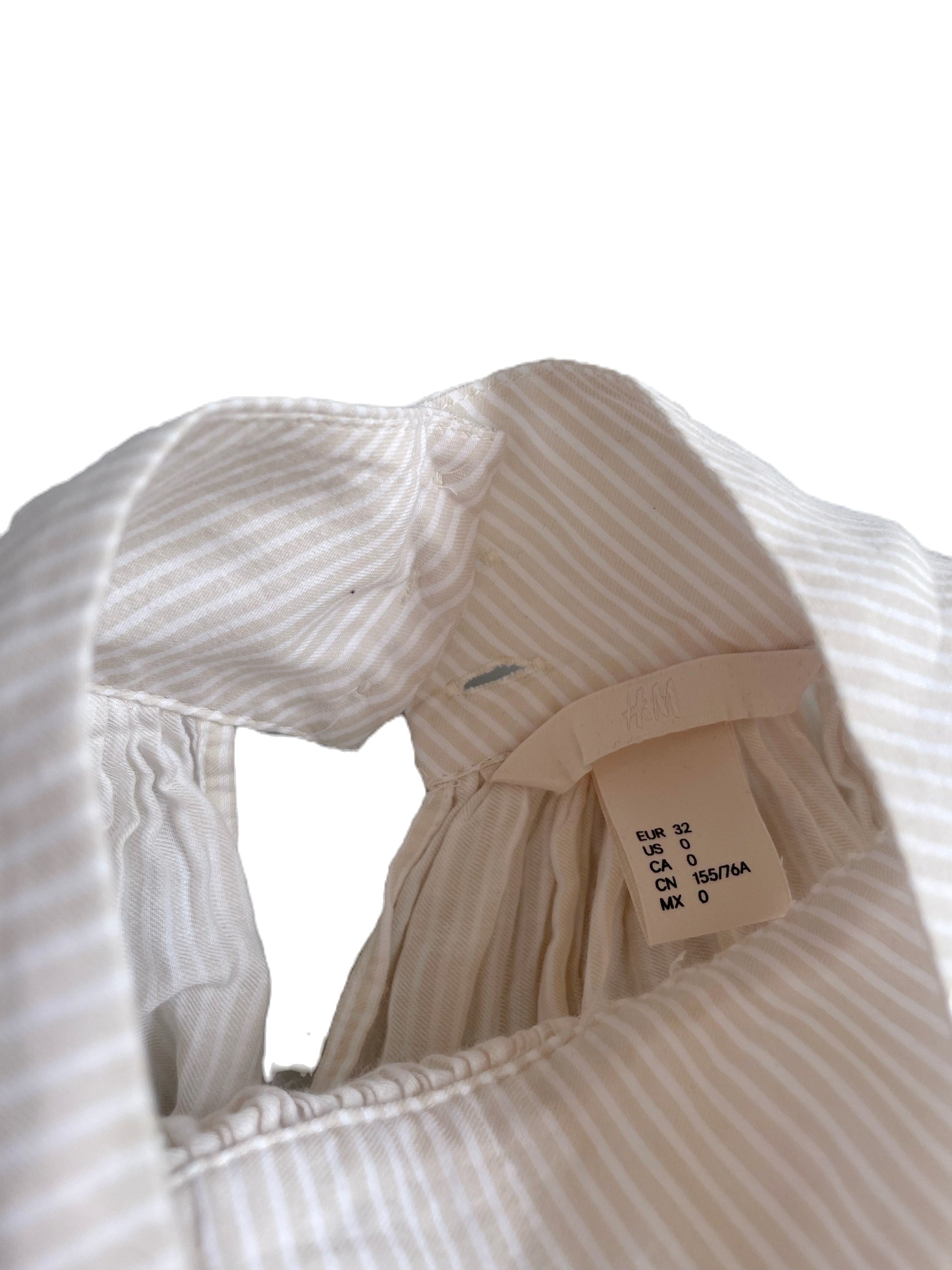 H&M Light Cotton Blouse UK 4 image 2