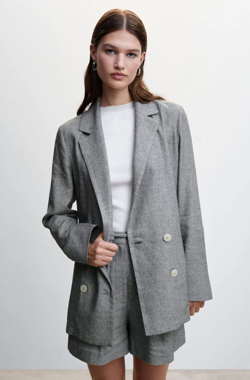 Mango Linen Blazer S image 0