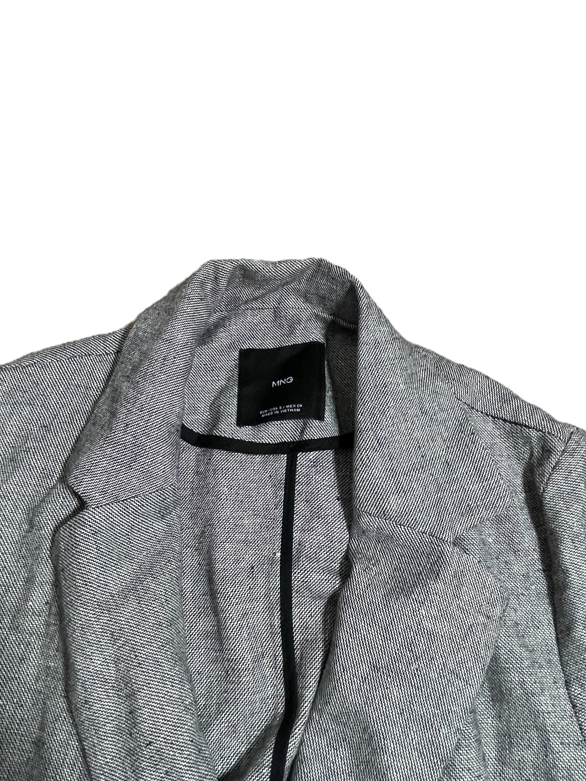 Mango Linen Blazer S image 2
