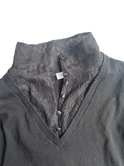 Claudie Pierlot Wool & Lace Jumper M image 2